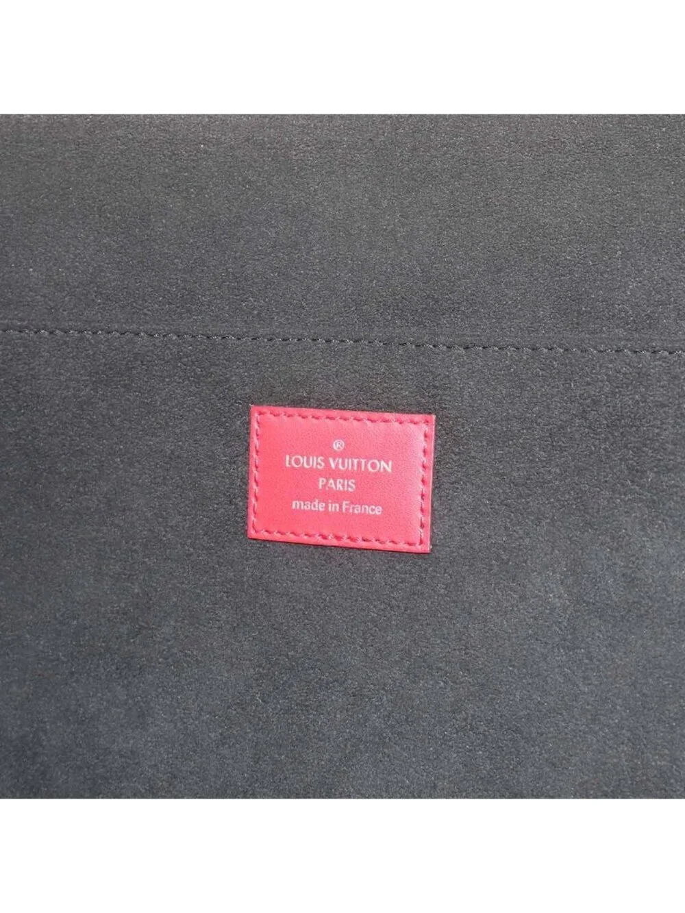 Louis Vuitton Supreme Epi Pochette Jour GM Clutch Red White